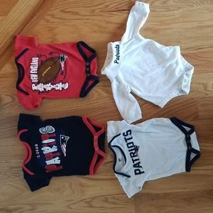 New England Patriots onesies